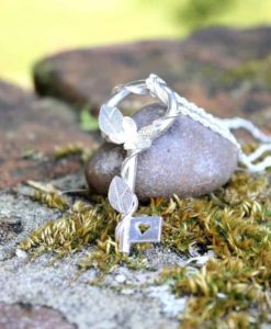 Sterling Silver Secret Garden Key Necklace