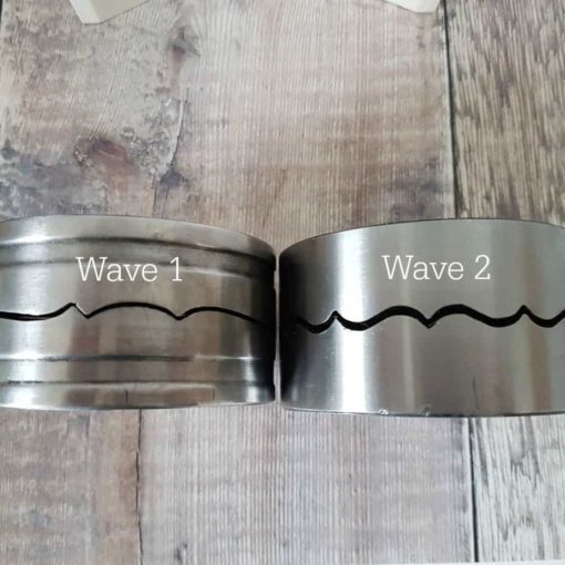 Sterling Silver Wave Bangle - Image 2