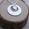 Personalised Washer Necklace
