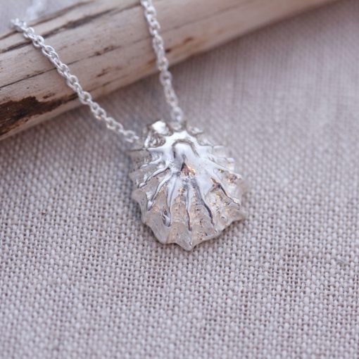 Sterling Silver Limpet Shell Necklace