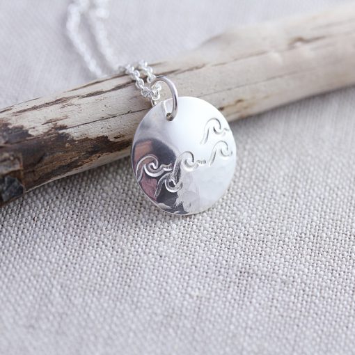 Sterling Silver Make Waves Necklace