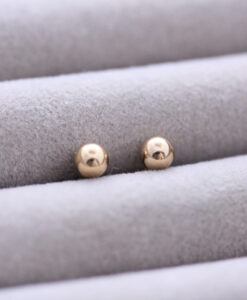 Yellow Gold Filled Ball Studs 4mm