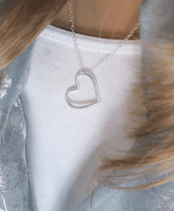 Sterling Silver Heart Necklace