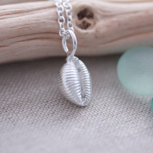 Sterling Silver Cowrie Shell Necklace