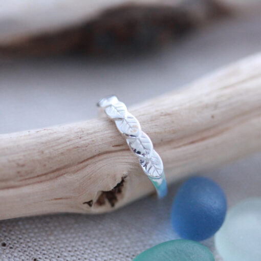Sterling Silver Leaf Toe Ring