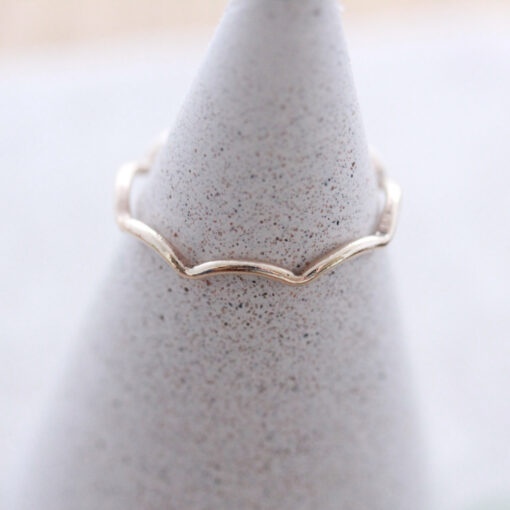 9ct Solid Gold Wave Ring - Wave 2