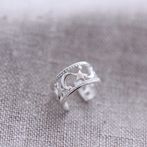 Moon & Star Ear Cuff