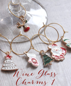 Alternative view of Festive Wine Glass Charms