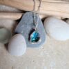 Light - Fine Silver Enameled Lagoon Necklace