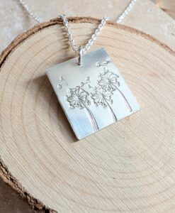 Square - Sterling Silver Field of Wishes Necklace