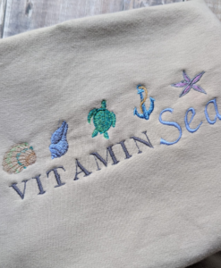 Vitamin Sea Embroidered Sweatshirt 